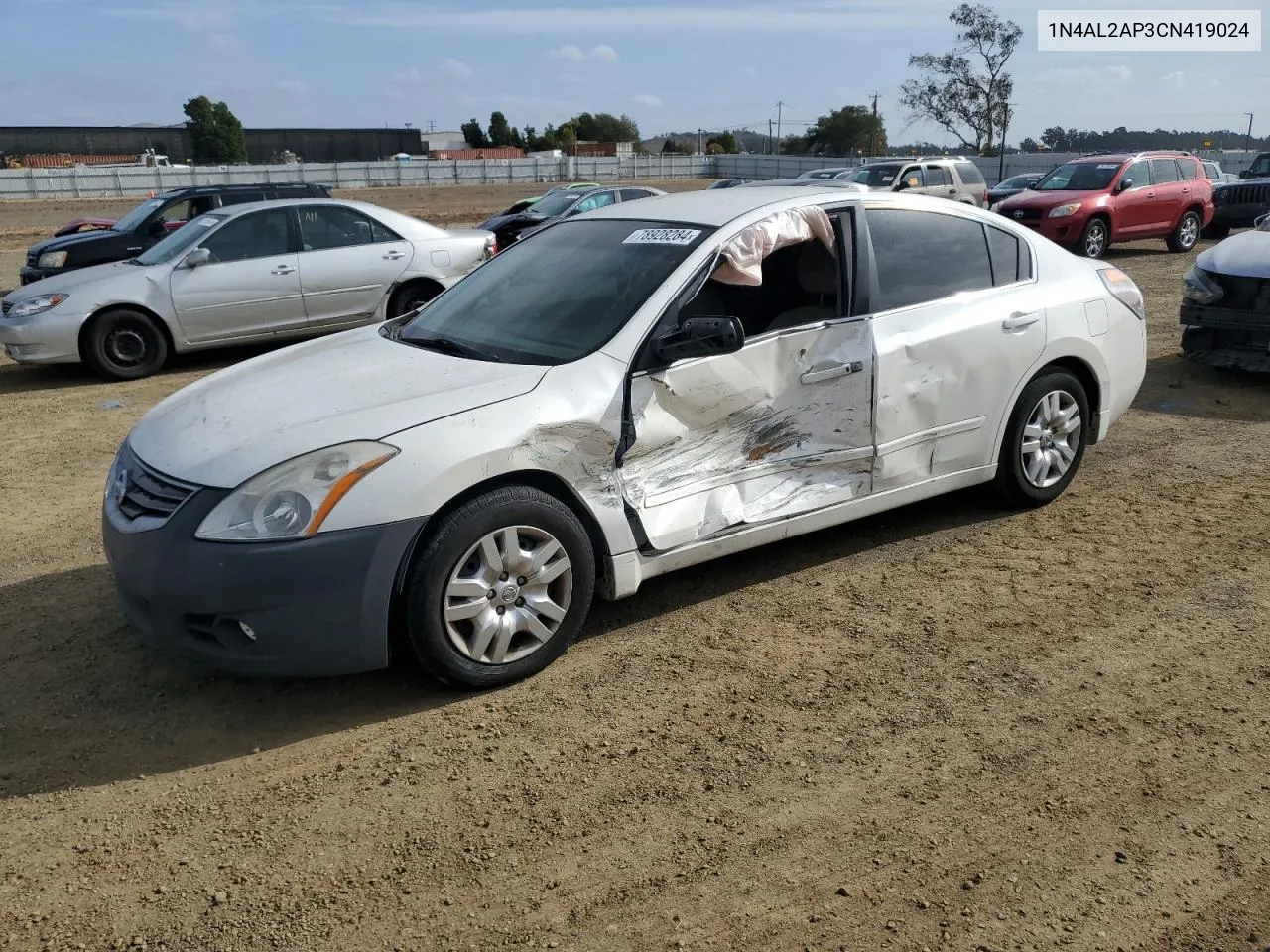 2012 Nissan Altima Base VIN: 1N4AL2AP3CN419024 Lot: 78928284