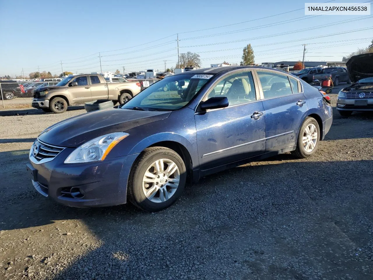 2012 Nissan Altima Base VIN: 1N4AL2APXCN456538 Lot: 79858754