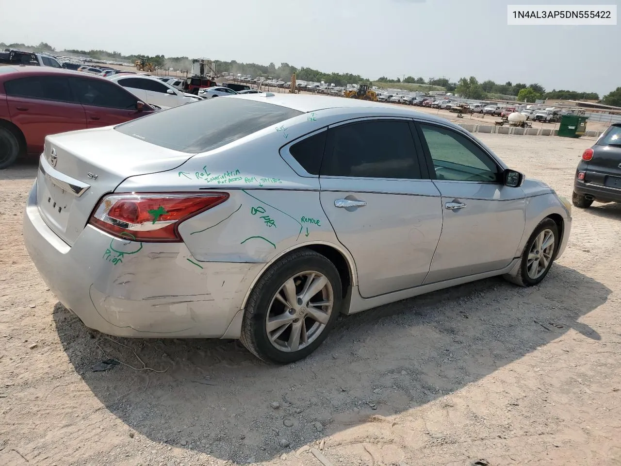 2013 Nissan Altima 2.5 VIN: 1N4AL3AP5DN555422 Lot: 64062354