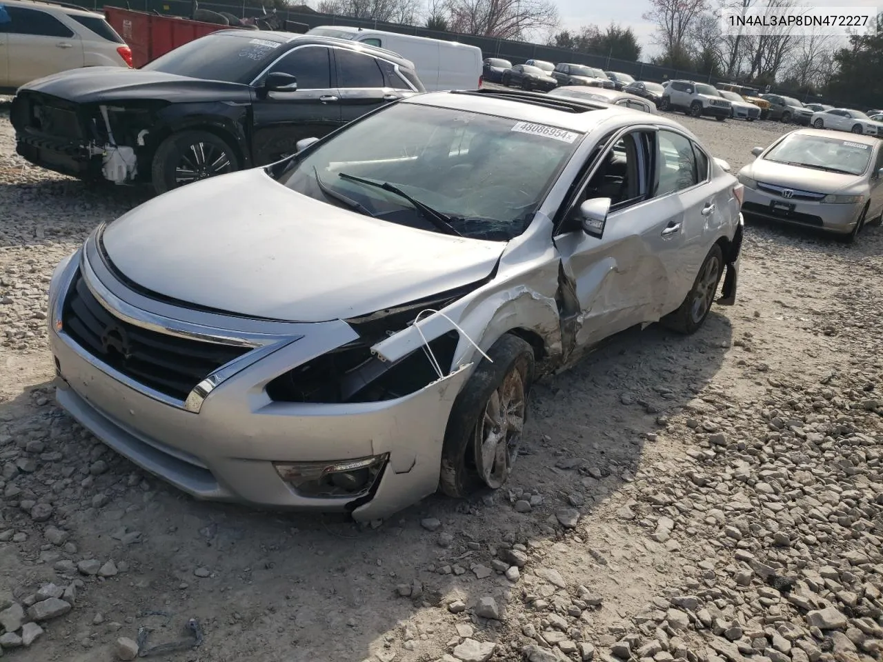 2013 Nissan Altima 2.5 VIN: 1N4AL3AP8DN472227 Lot: 64797474