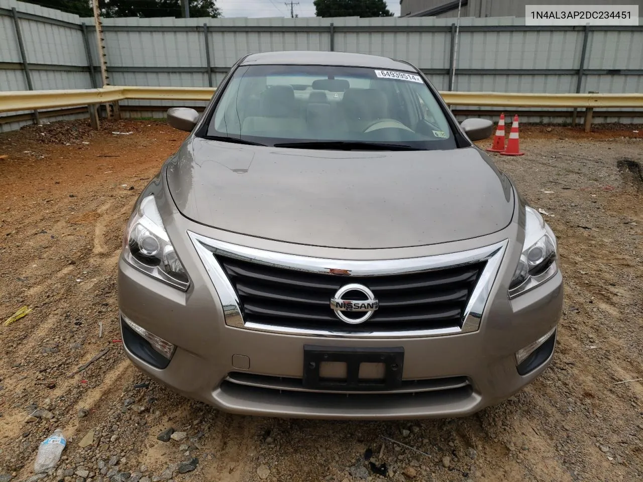 2013 Nissan Altima 2.5 VIN: 1N4AL3AP2DC234451 Lot: 64939514