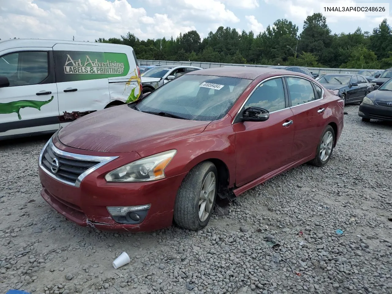 2013 Nissan Altima 2.5 VIN: 1N4AL3AP4DC248626 Lot: 65859484