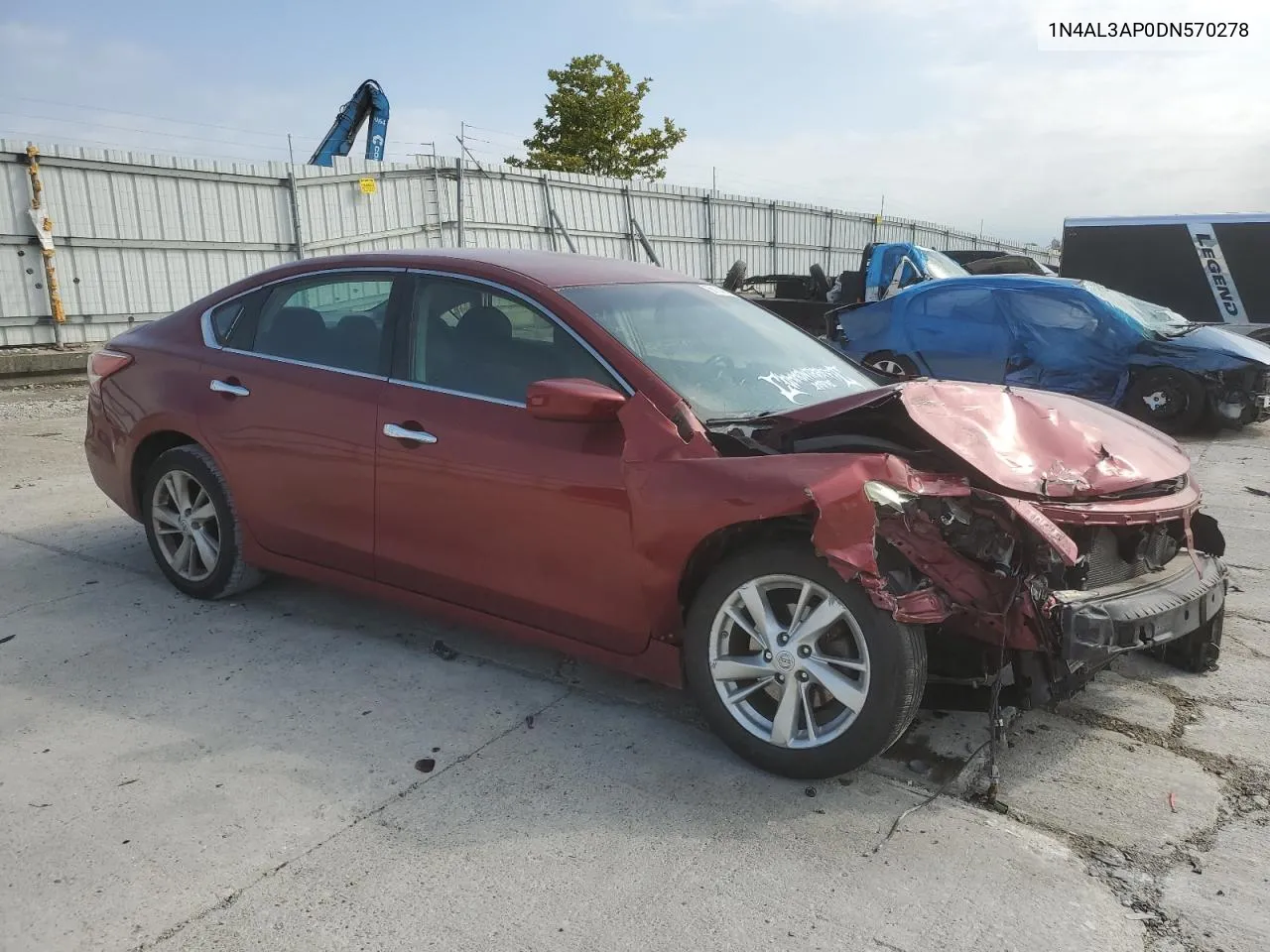 2013 Nissan Altima 2.5 VIN: 1N4AL3AP0DN570278 Lot: 66154754