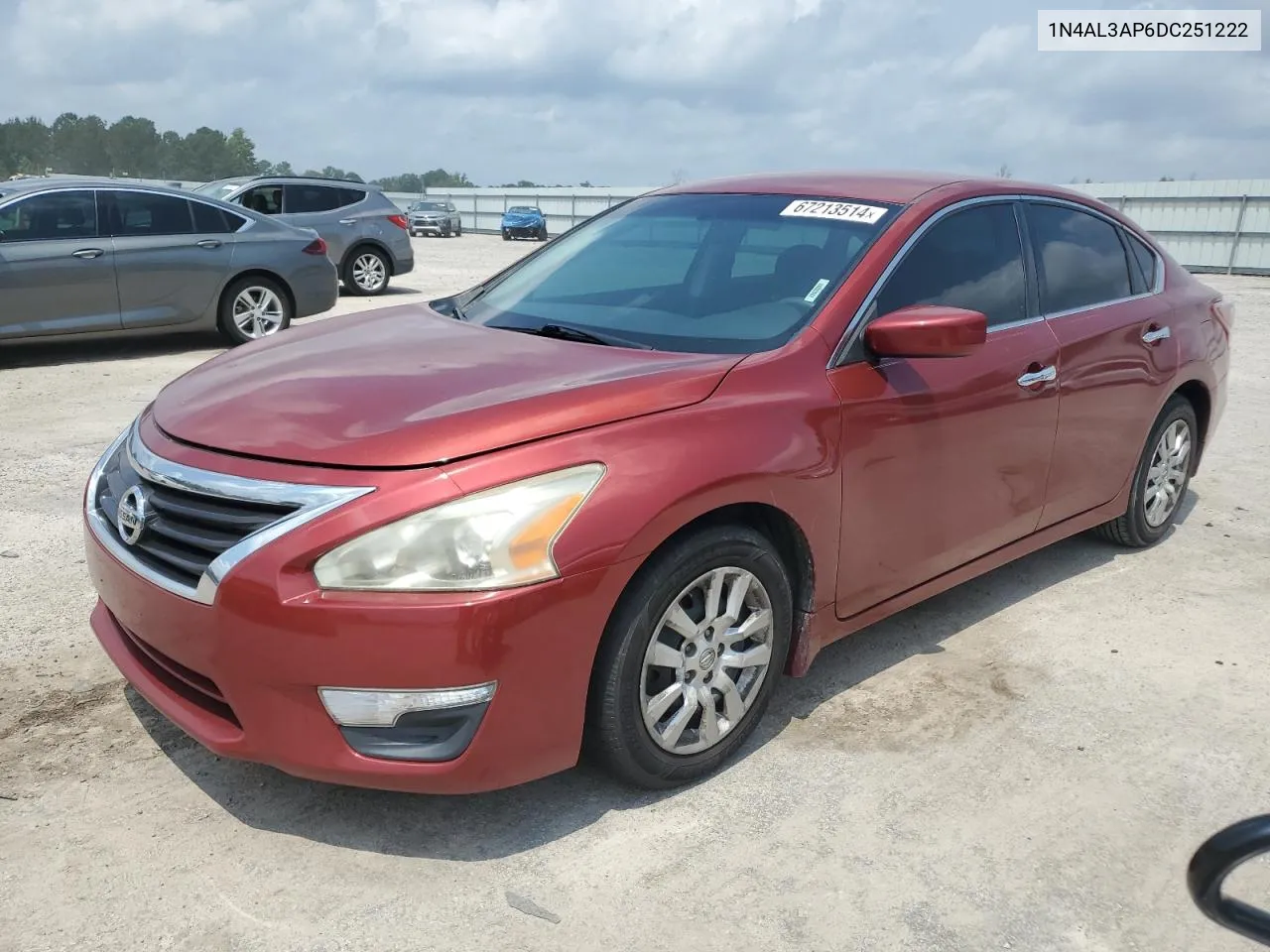 2013 Nissan Altima 2.5 VIN: 1N4AL3AP6DC251222 Lot: 67213514