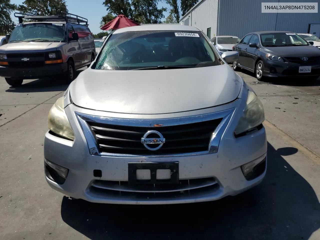 2013 Nissan Altima 2.5 VIN: 1N4AL3AP8DN475208 Lot: 69235654