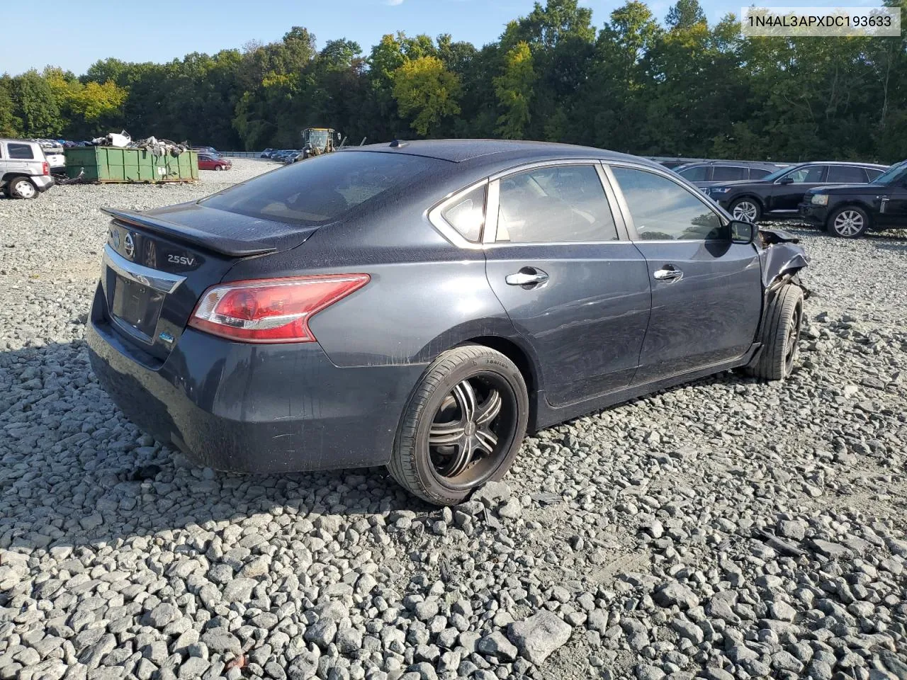 2013 Nissan Altima 2.5 VIN: 1N4AL3APXDC193633 Lot: 70756334