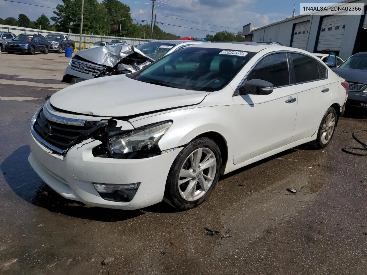 2013 Nissan Altima 2.5 VIN: 1N4AL3AP2DN402366 Lot: 75223674