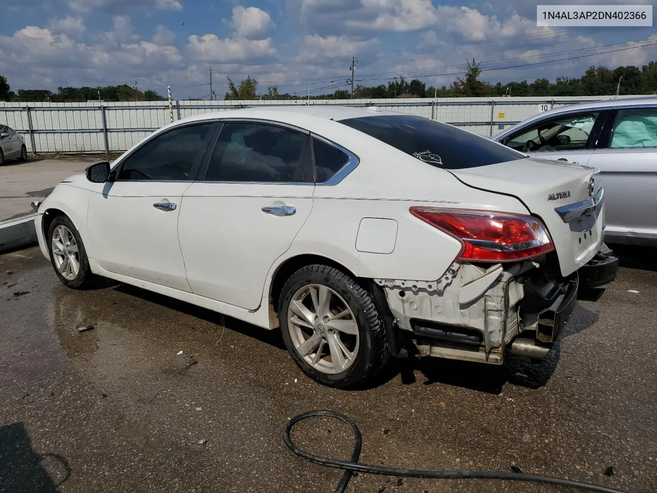 2013 Nissan Altima 2.5 VIN: 1N4AL3AP2DN402366 Lot: 75223674