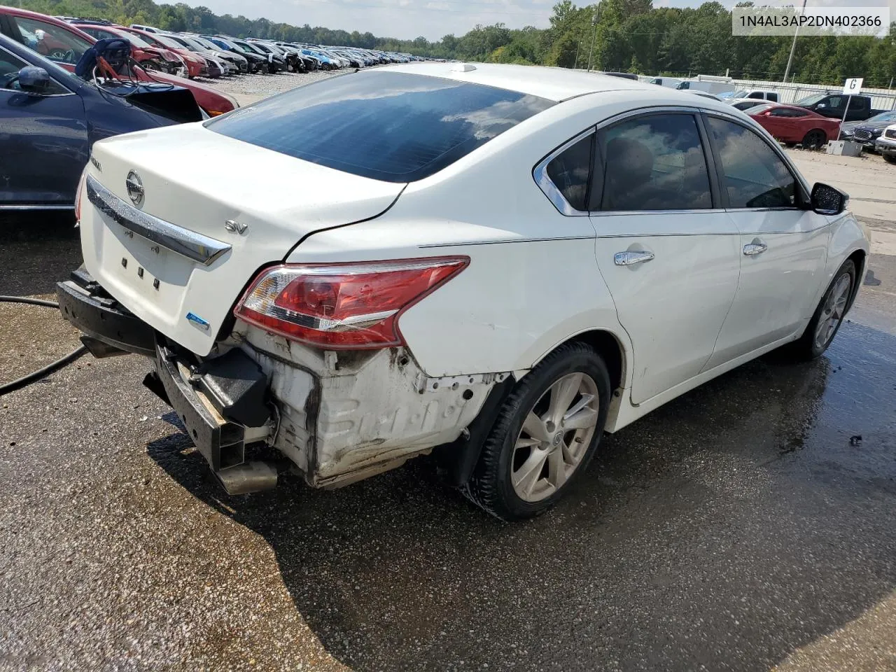 2013 Nissan Altima 2.5 VIN: 1N4AL3AP2DN402366 Lot: 75223674