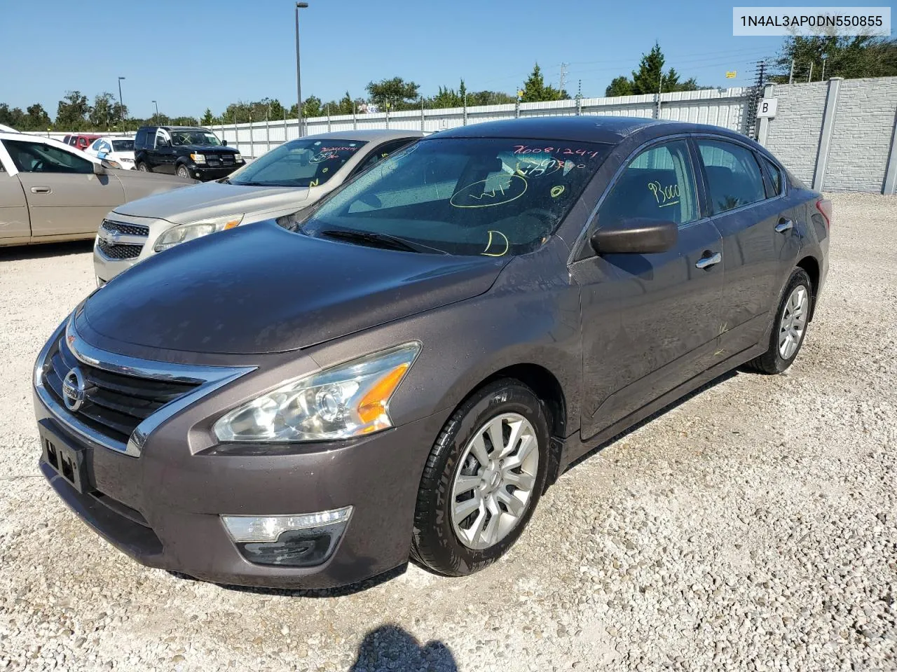 2013 Nissan Altima 2.5 VIN: 1N4AL3AP0DN550855 Lot: 76081244