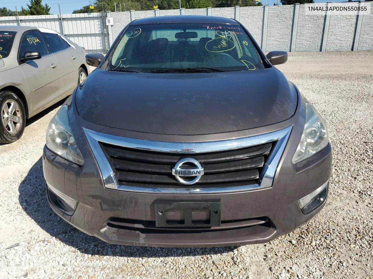 2013 Nissan Altima 2.5 VIN: 1N4AL3AP0DN550855 Lot: 76081244