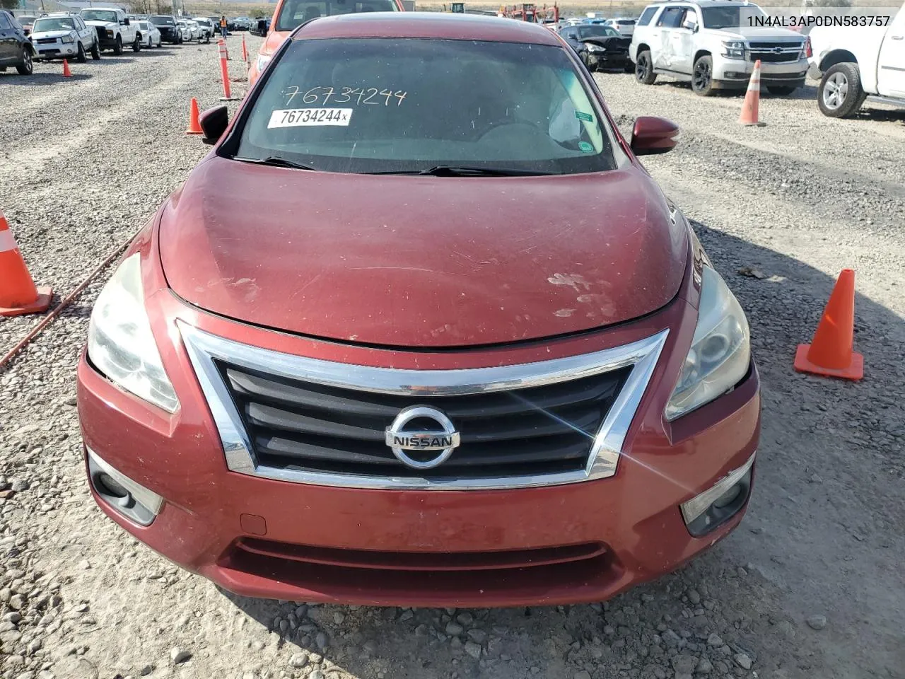 2013 Nissan Altima 2.5 VIN: 1N4AL3AP0DN583757 Lot: 76734244