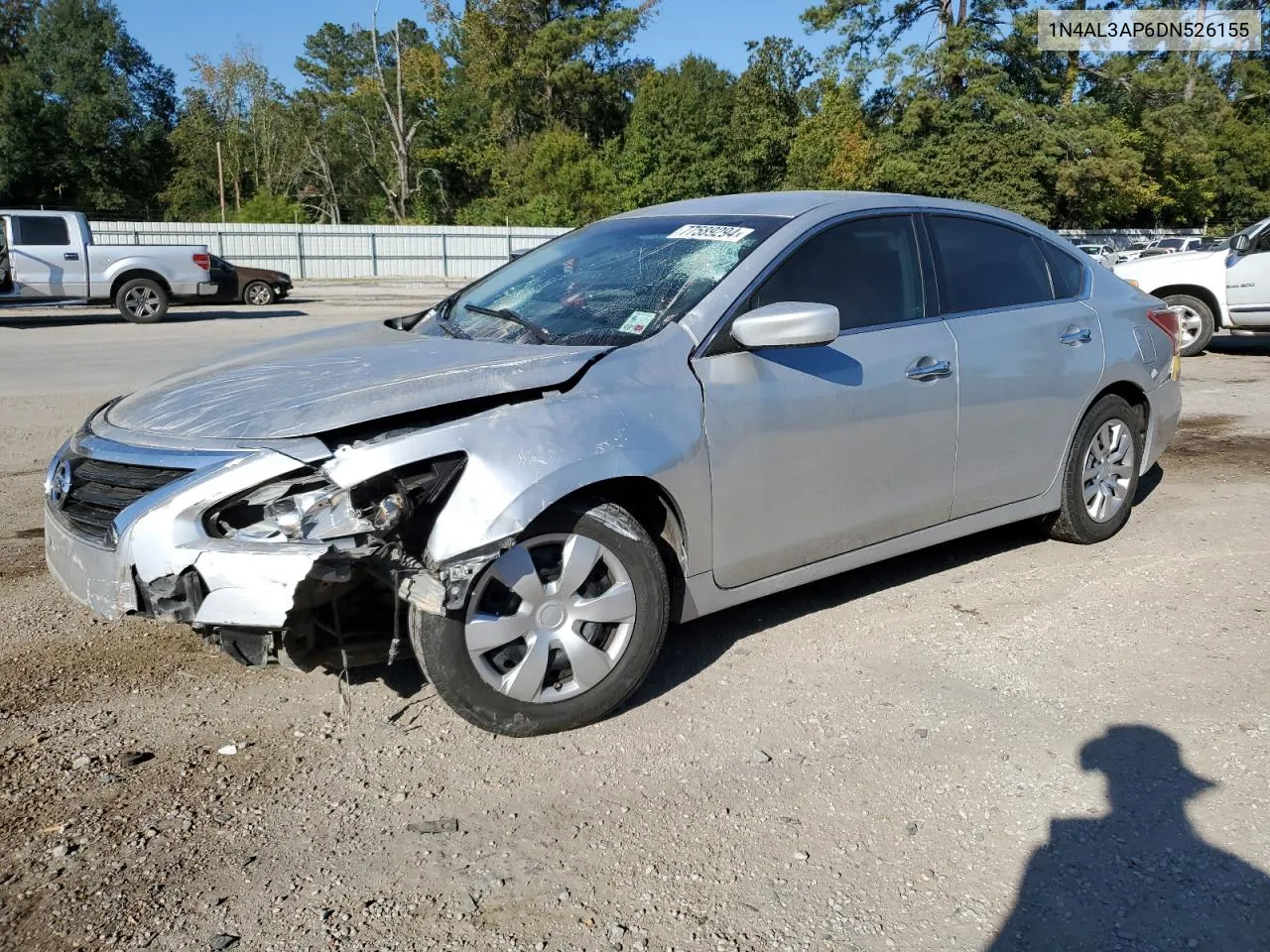 2013 Nissan Altima 2.5 VIN: 1N4AL3AP6DN526155 Lot: 77589294