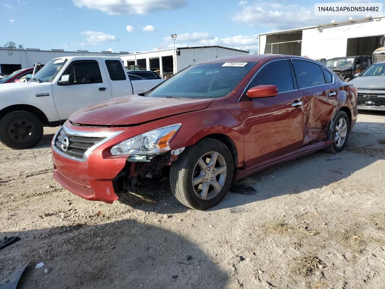 2013 Nissan Altima 2.5 VIN: 1N4AL3AP6DN534482 Lot: 77669144