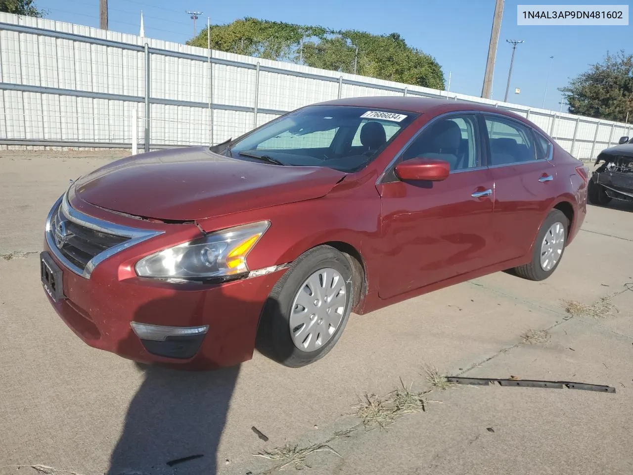 2013 Nissan Altima 2.5 VIN: 1N4AL3AP9DN481602 Lot: 77686034