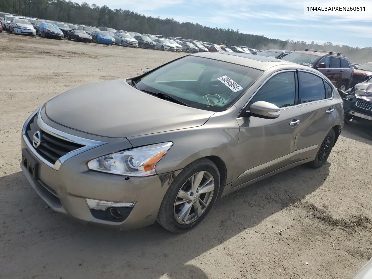 2014 Nissan Altima 2.5 VIN: 1N4AL3APXEN260611 Lot: 40845804