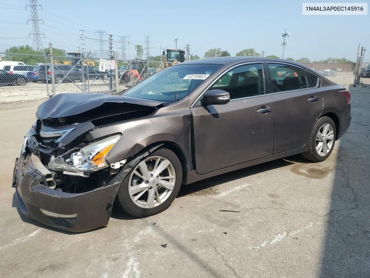 2014 Nissan Altima 2.5 VIN: 1N4AL3AP0EC145916 Lot: 41102104