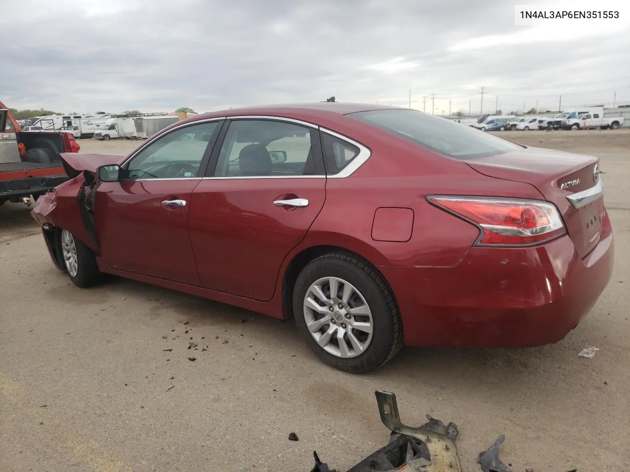 2014 Nissan Altima 2.5 VIN: 1N4AL3AP6EN351553 Lot: 50539714