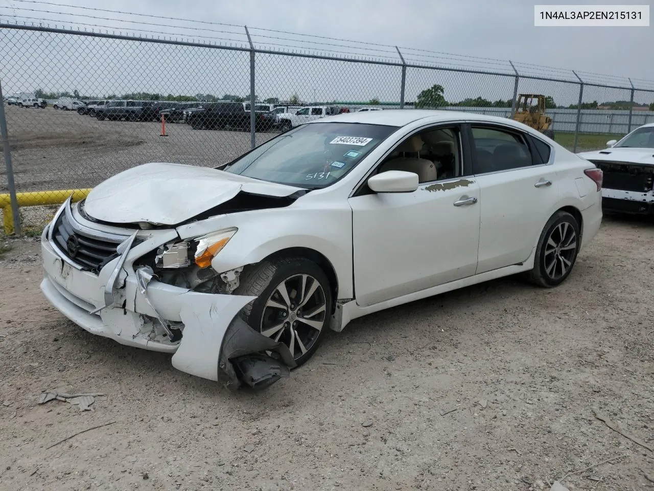 2014 Nissan Altima 2.5 VIN: 1N4AL3AP2EN215131 Lot: 54037394