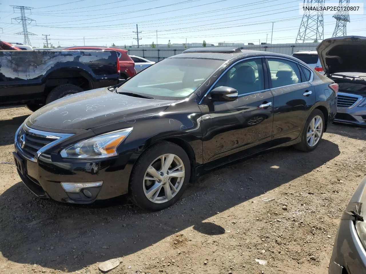 2014 Nissan Altima 2.5 VIN: 1N4AL3AP2EC120807 Lot: 56389684