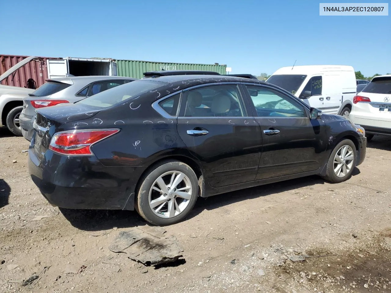 2014 Nissan Altima 2.5 VIN: 1N4AL3AP2EC120807 Lot: 56389684