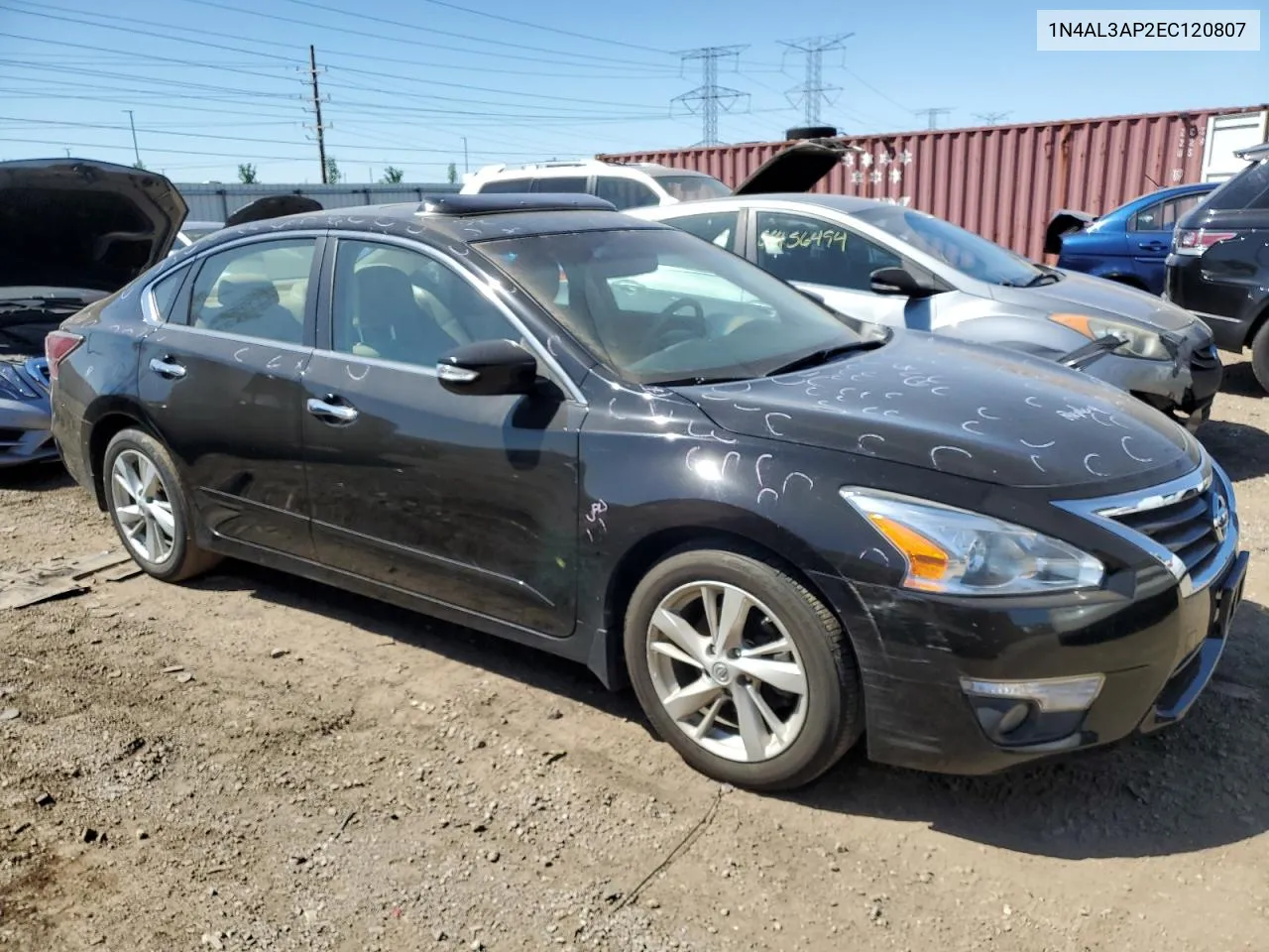 2014 Nissan Altima 2.5 VIN: 1N4AL3AP2EC120807 Lot: 56389684