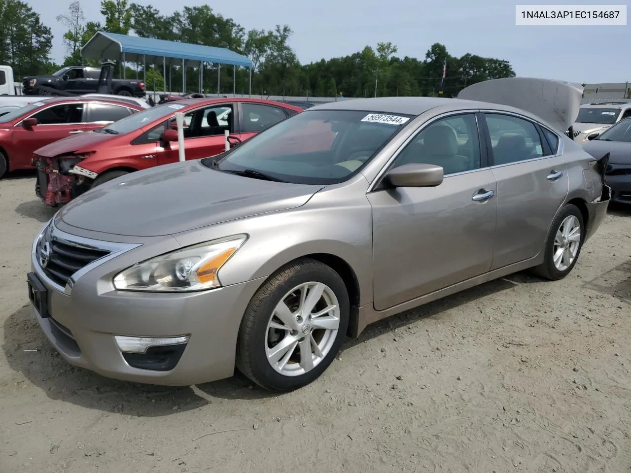 2014 Nissan Altima 2.5 VIN: 1N4AL3AP1EC154687 Lot: 56973544