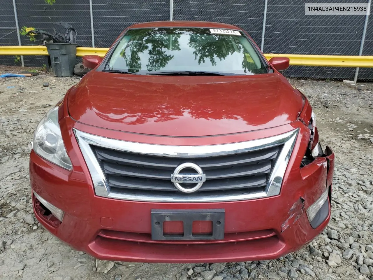 2014 Nissan Altima 2.5 VIN: 1N4AL3AP4EN215938 Lot: 57325224