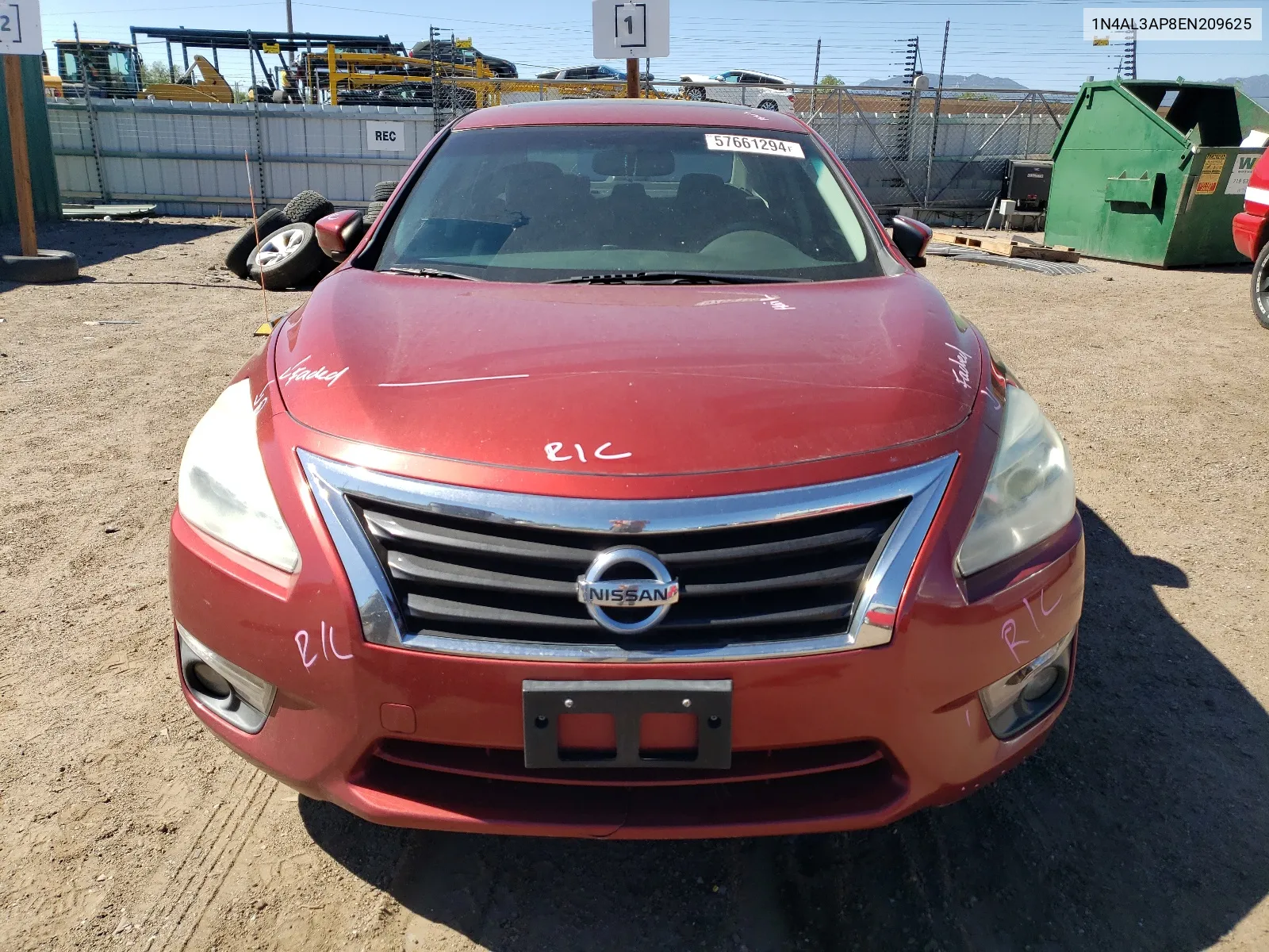 1N4AL3AP8EN209625 2014 Nissan Altima 2.5