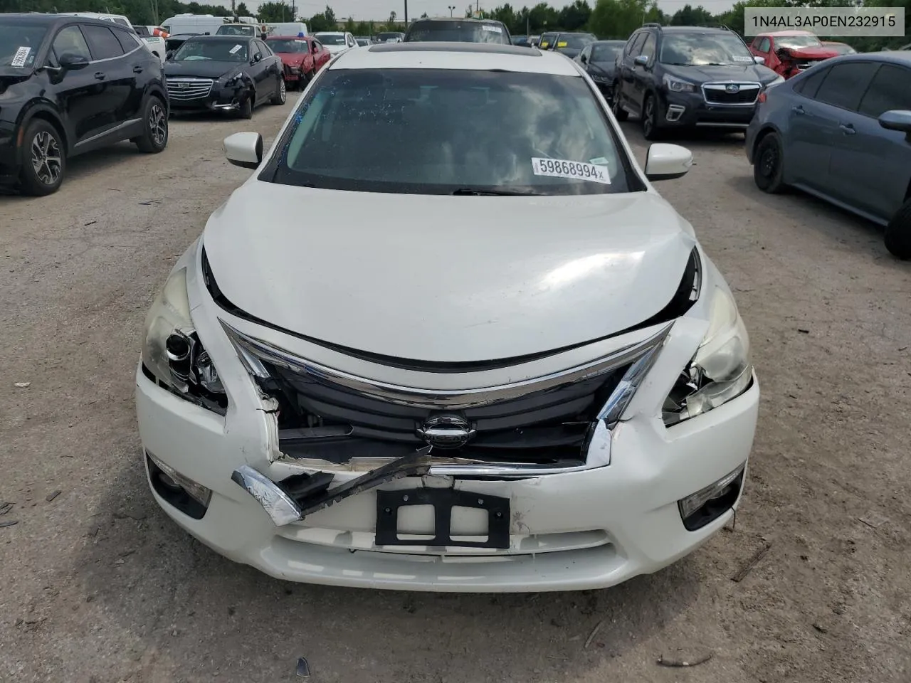 2014 Nissan Altima 2.5 VIN: 1N4AL3AP0EN232915 Lot: 59868994