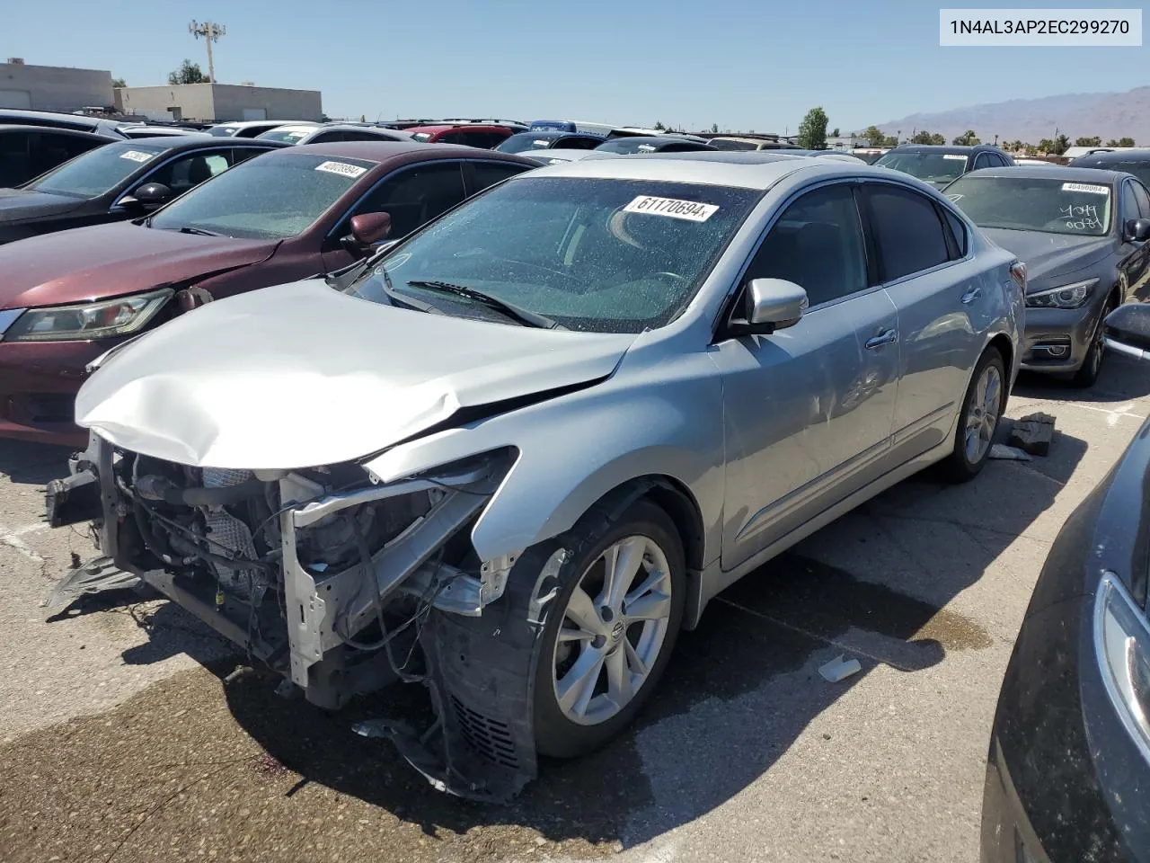 2014 Nissan Altima 2.5 VIN: 1N4AL3AP2EC299270 Lot: 61170694