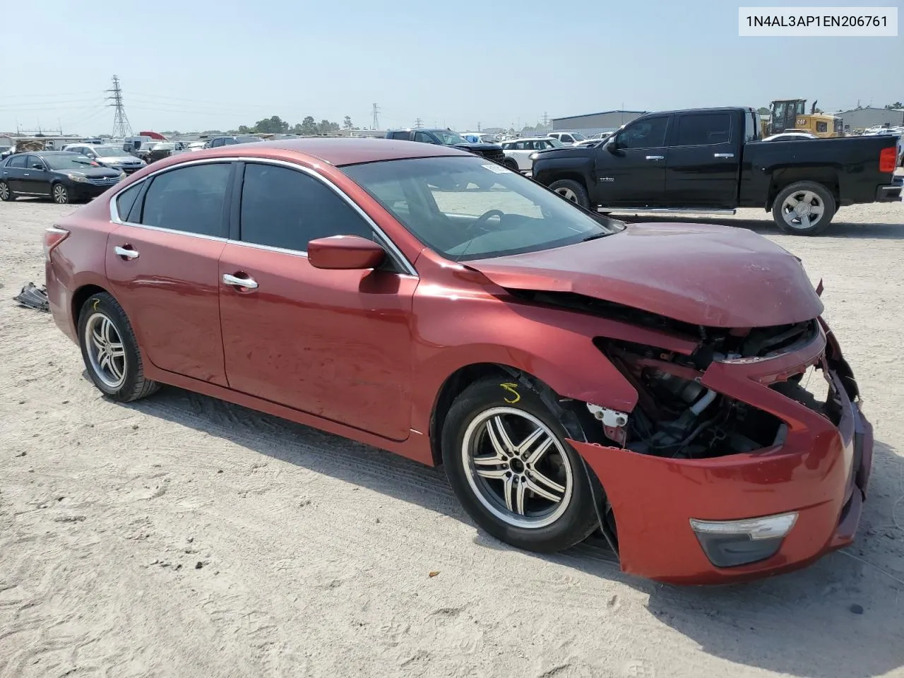 2014 Nissan Altima 2.5 VIN: 1N4AL3AP1EN206761 Lot: 61525104