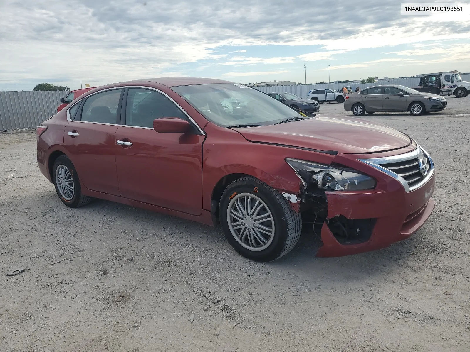 2014 Nissan Altima 2.5 VIN: 1N4AL3AP9EC198551 Lot: 61753704