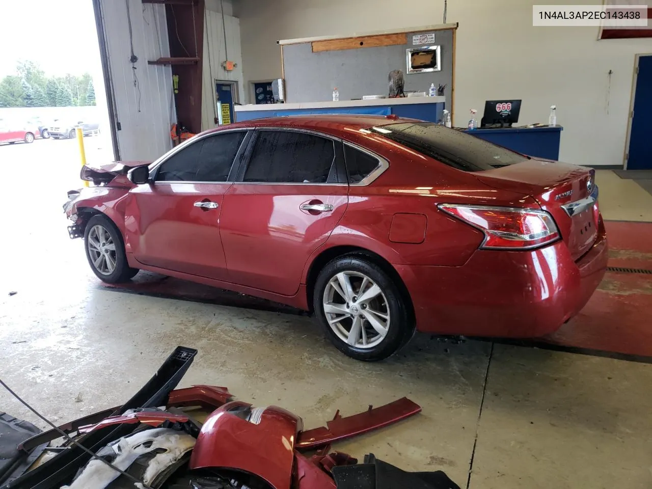 2014 Nissan Altima 2.5 VIN: 1N4AL3AP2EC143438 Lot: 62592003