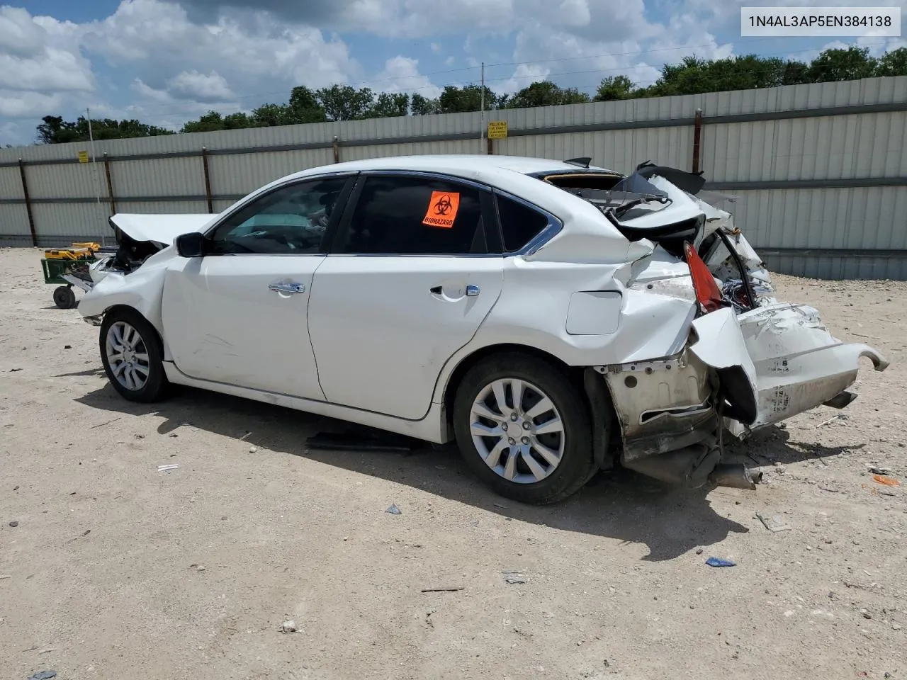 2014 Nissan Altima 2.5 VIN: 1N4AL3AP5EN384138 Lot: 64976304