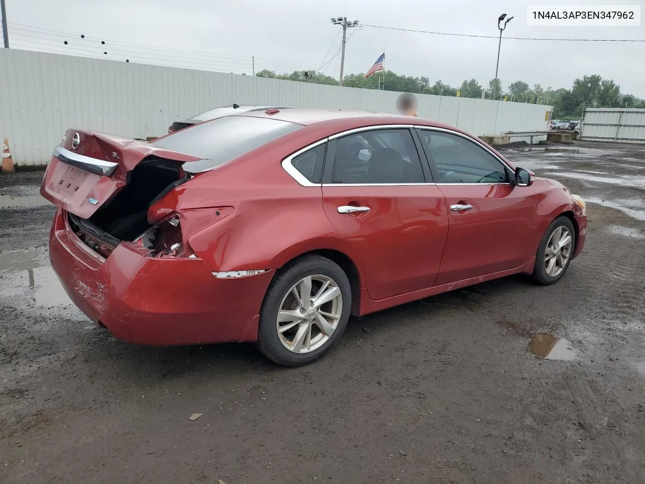 2014 Nissan Altima 2.5 VIN: 1N4AL3AP3EN347962 Lot: 65028494