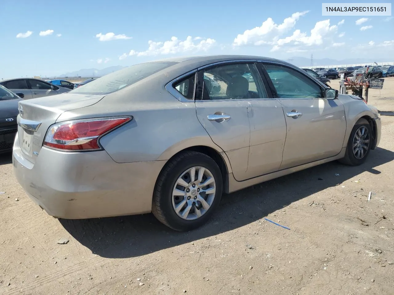 2014 Nissan Altima 2.5 VIN: 1N4AL3AP9EC151651 Lot: 65819684