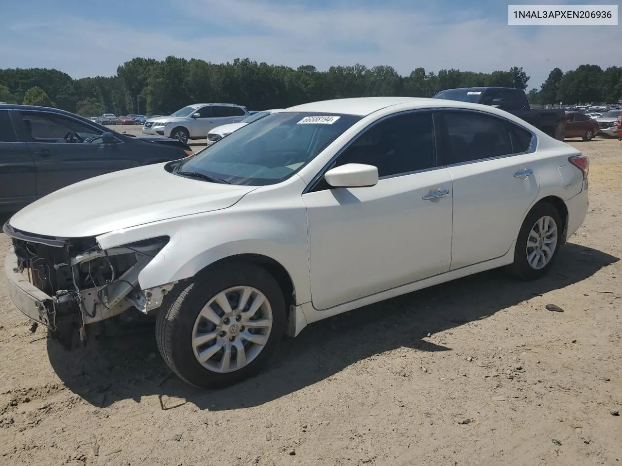 2014 Nissan Altima 2.5 VIN: 1N4AL3APXEN206936 Lot: 66588194