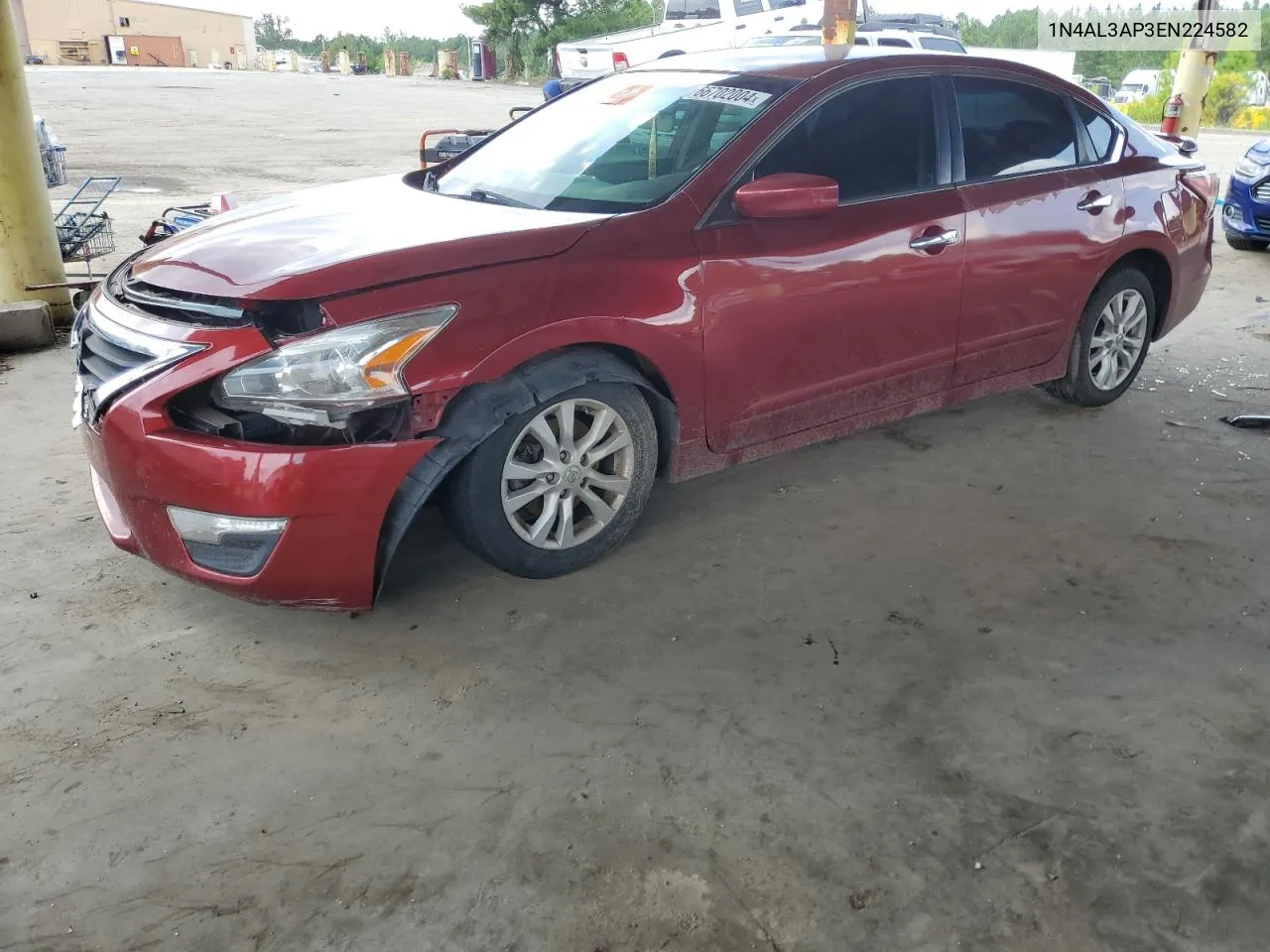 2014 Nissan Altima 2.5 VIN: 1N4AL3AP3EN224582 Lot: 66702004