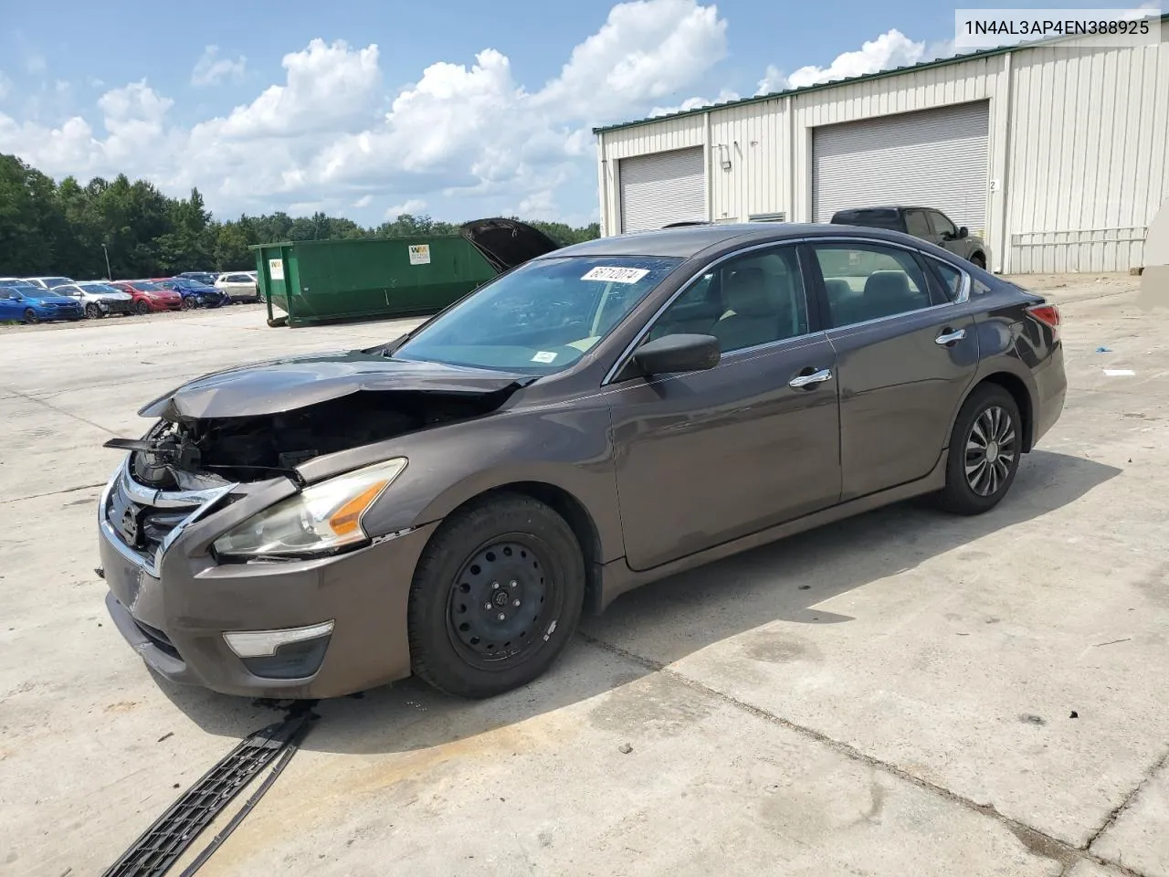 2014 Nissan Altima 2.5 VIN: 1N4AL3AP4EN388925 Lot: 66712074