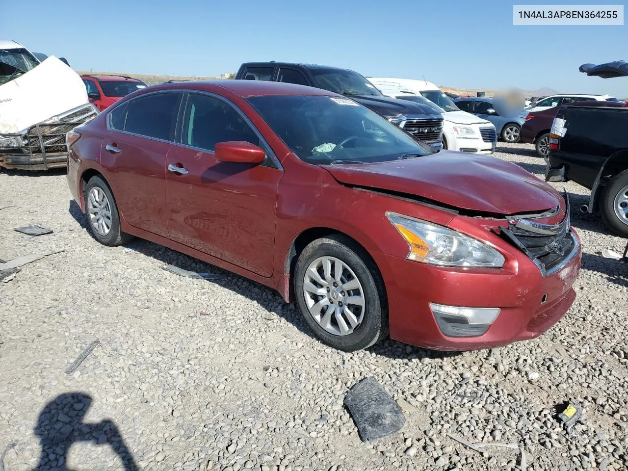 2014 Nissan Altima 2.5 VIN: 1N4AL3AP8EN364255 Lot: 67592234