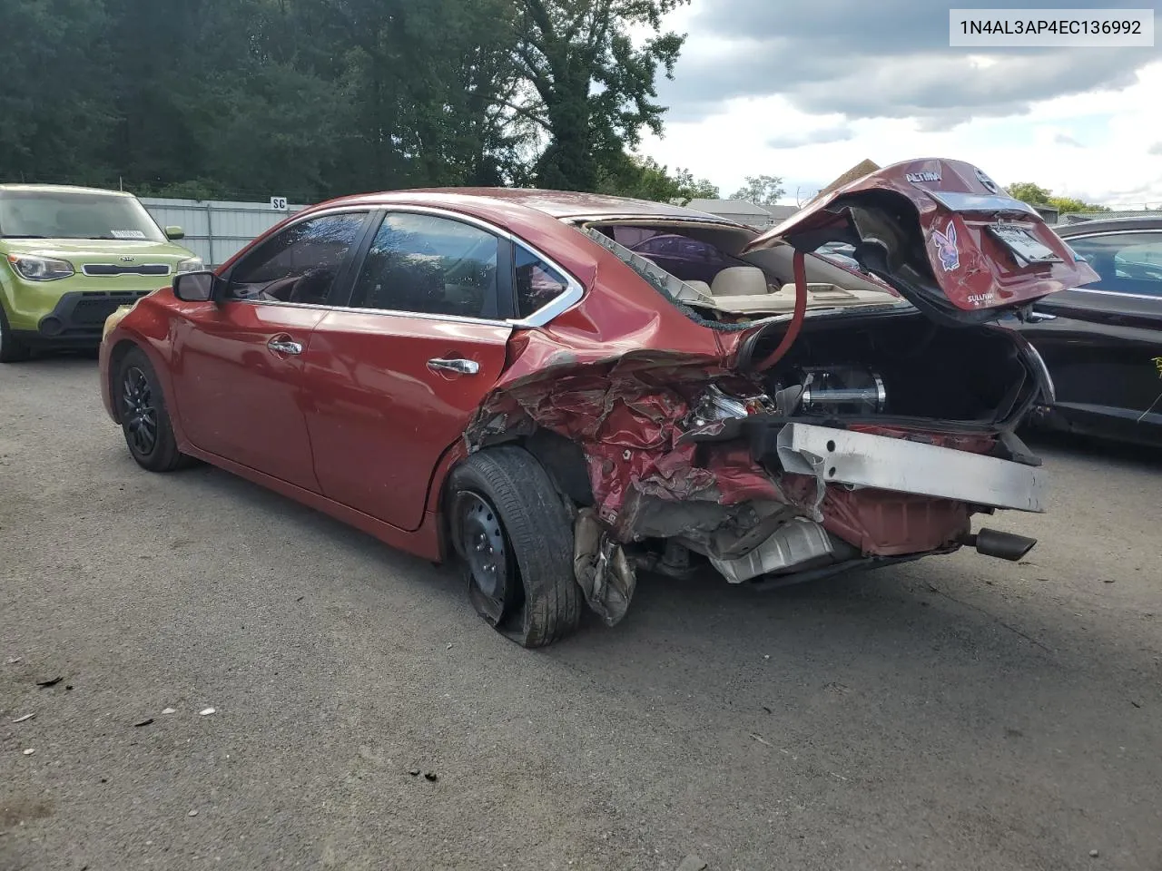 2014 Nissan Altima 2.5 VIN: 1N4AL3AP4EC136992 Lot: 67759494