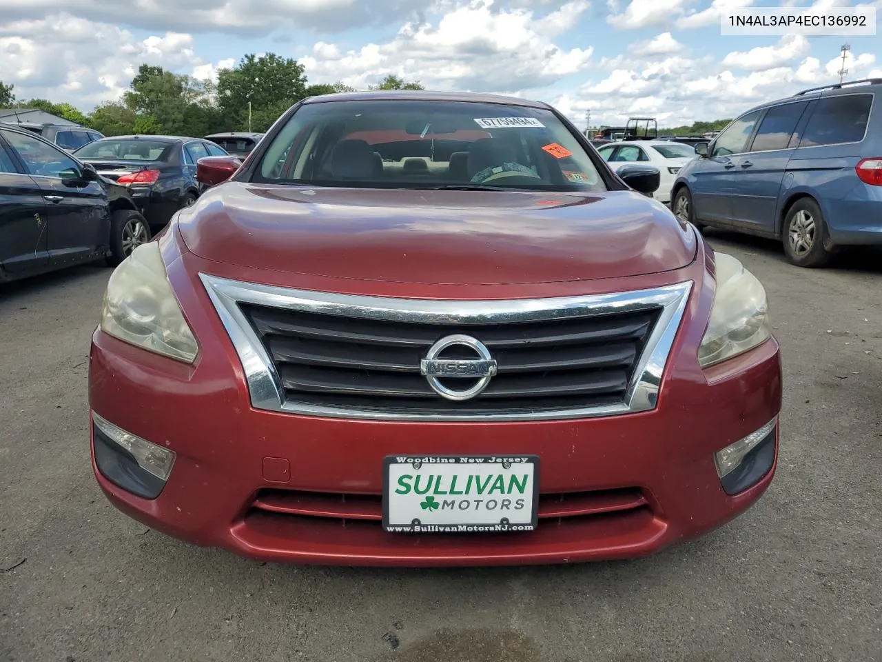 2014 Nissan Altima 2.5 VIN: 1N4AL3AP4EC136992 Lot: 67759494