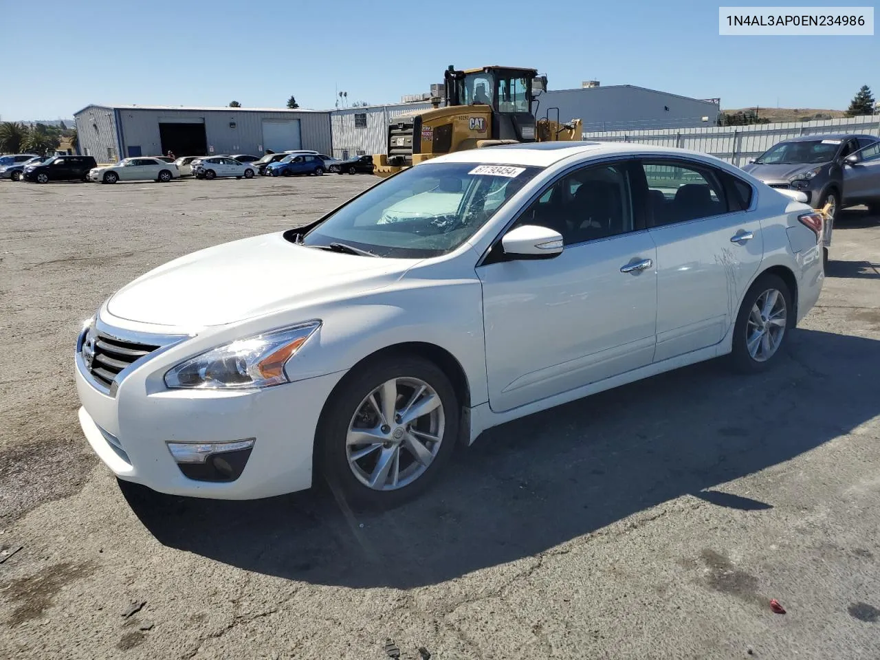 2014 Nissan Altima 2.5 VIN: 1N4AL3AP0EN234986 Lot: 67793454