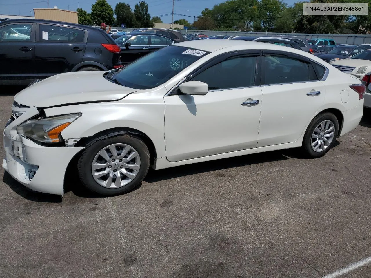 2014 Nissan Altima 2.5 VIN: 1N4AL3AP2EN348861 Lot: 67856844