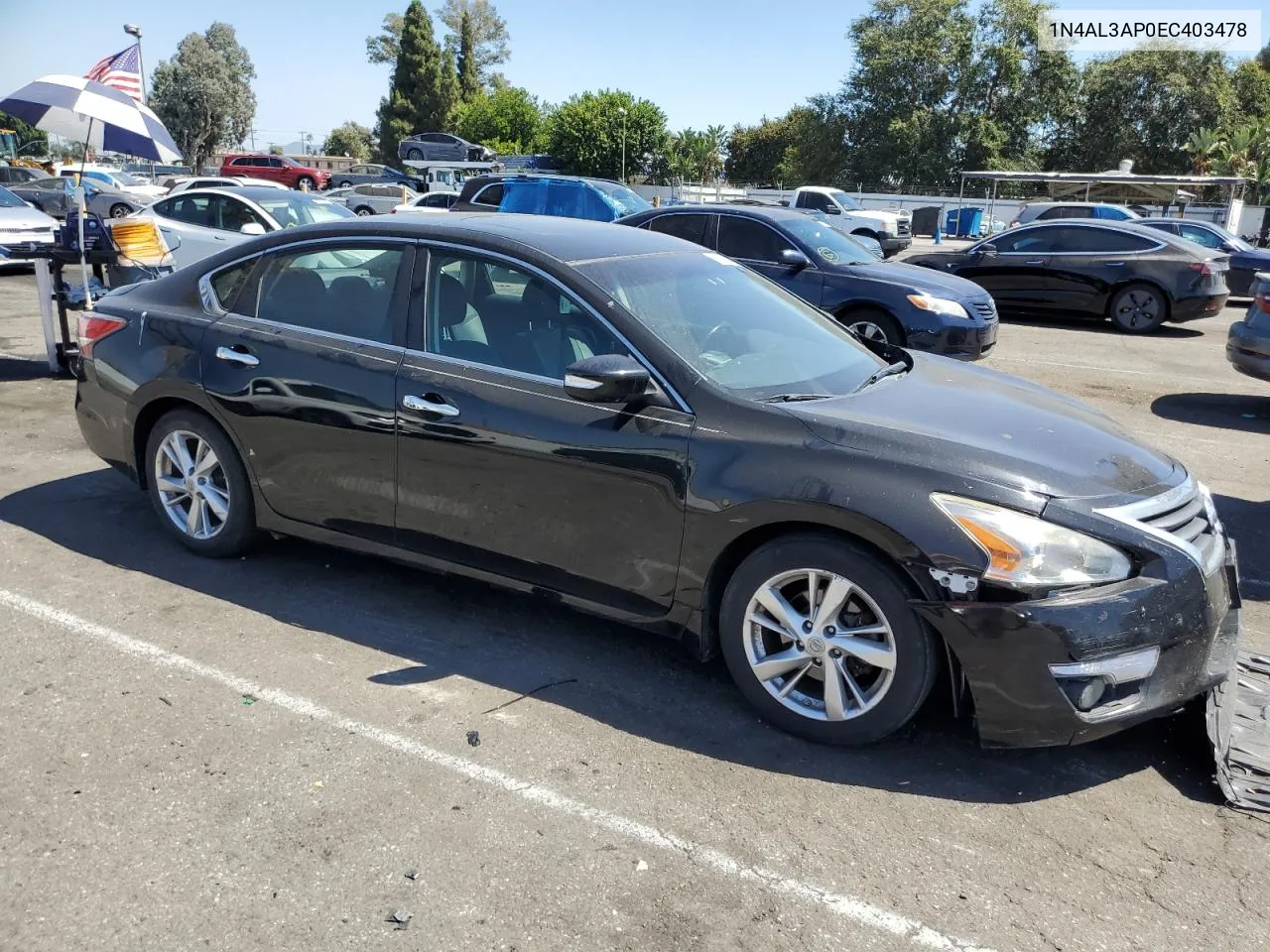 2014 Nissan Altima 2.5 VIN: 1N4AL3AP0EC403478 Lot: 67879174