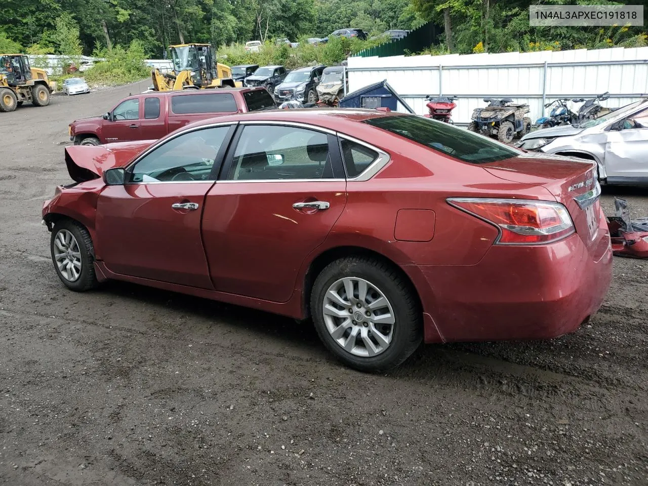 2014 Nissan Altima 2.5 VIN: 1N4AL3APXEC191818 Lot: 68123254