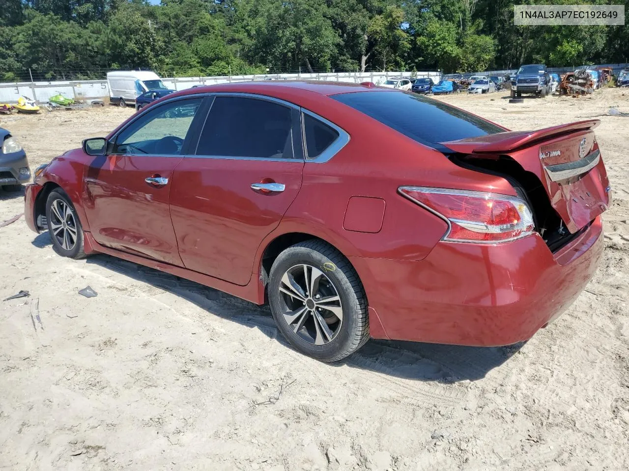 2014 Nissan Altima 2.5 VIN: 1N4AL3AP7EC192649 Lot: 68676034