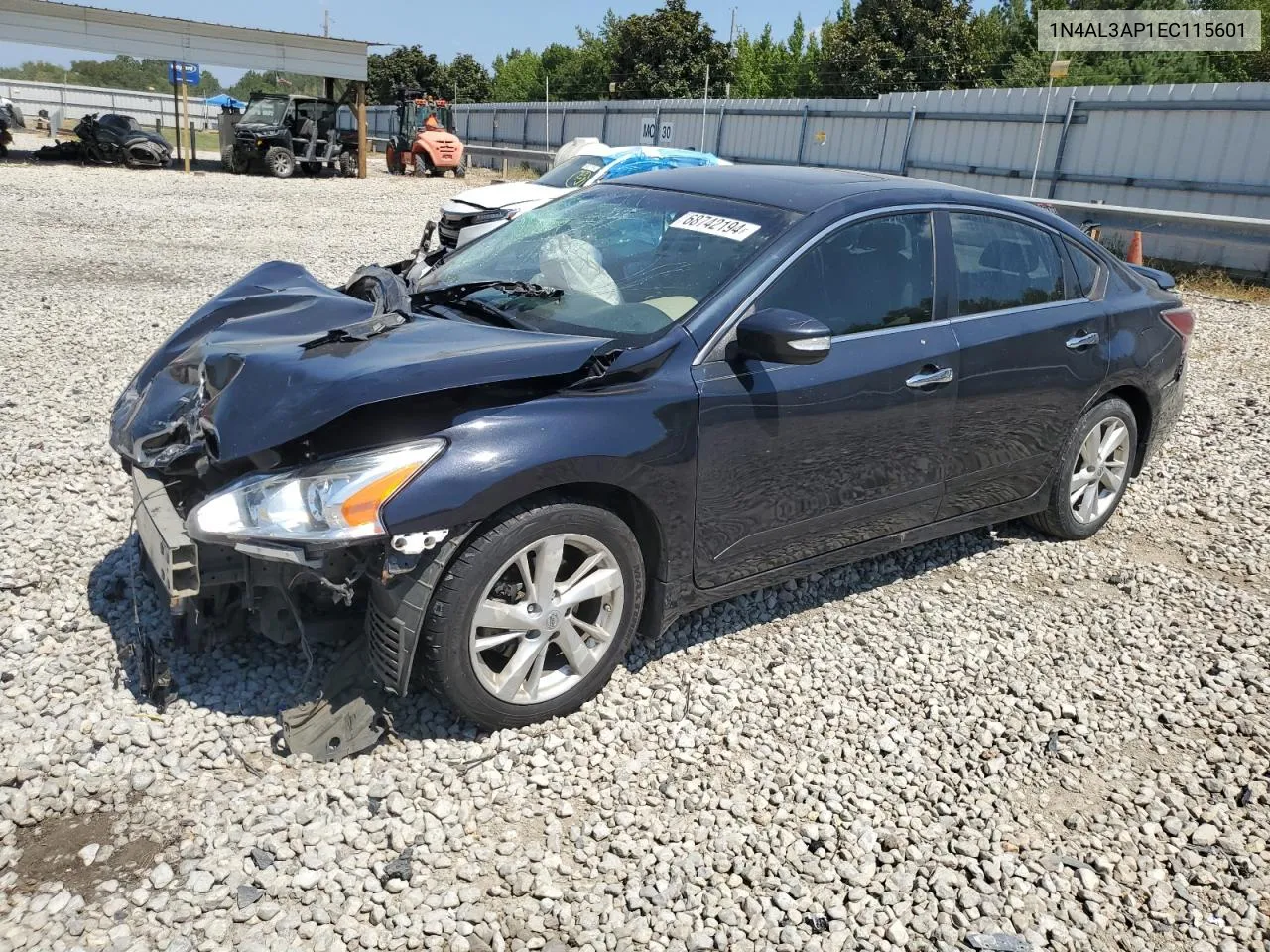 2014 Nissan Altima 2.5 VIN: 1N4AL3AP1EC115601 Lot: 68742194