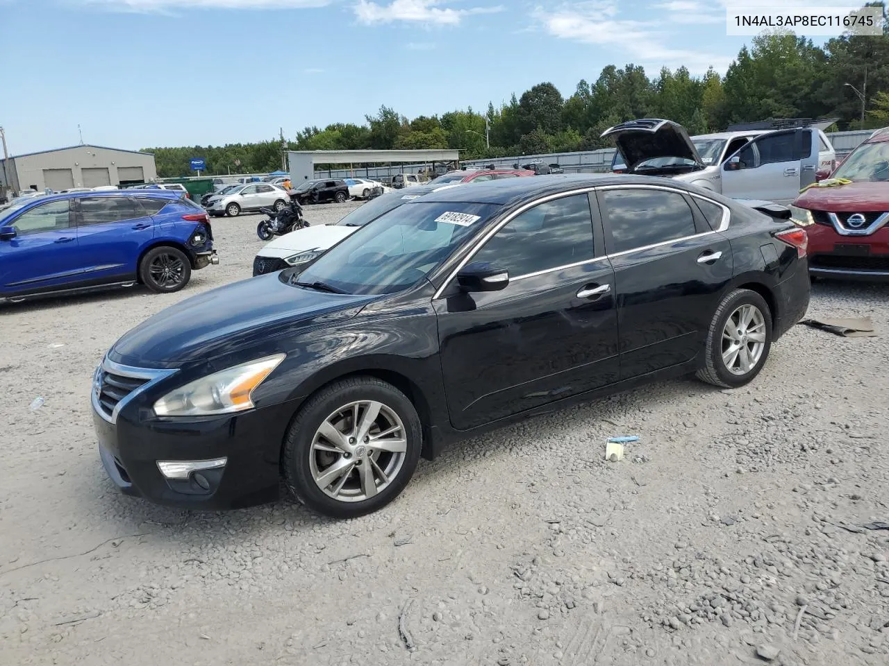 2014 Nissan Altima 2.5 VIN: 1N4AL3AP8EC116745 Lot: 69182914